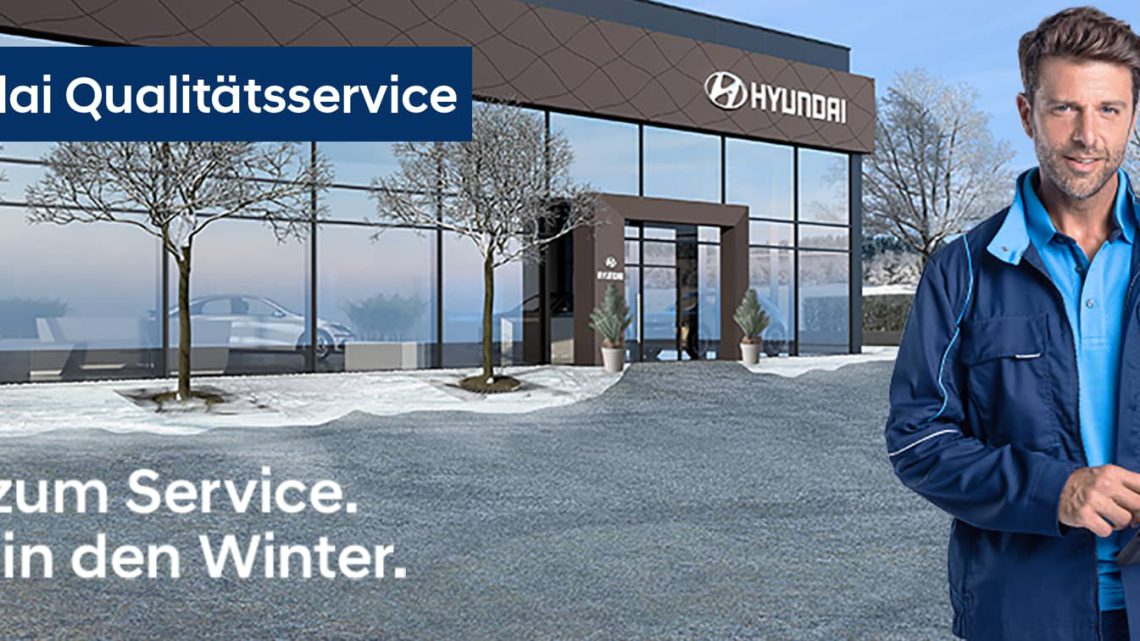 Hyundai Qualitätsservice: Rein zum Service. Raus in den Winter.